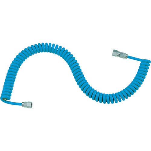 ウレタンコイルホース細巻 L型 3.4m