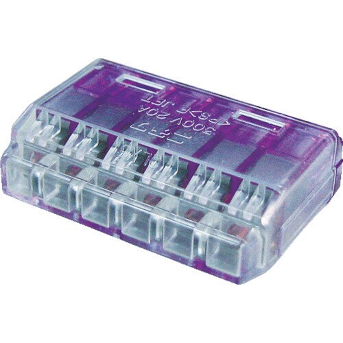差込形電線コネクタ極数6 (6個入)