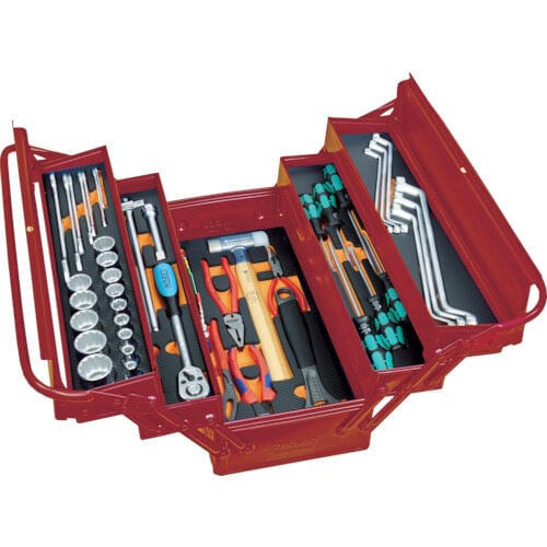インポートツールセット 44点 ワインレッド色