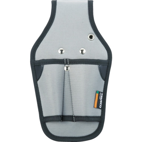 ペンチケース 二丁差し グレー