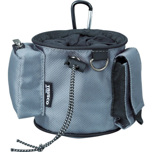 コンパクトツールケース シボリポケット グレー