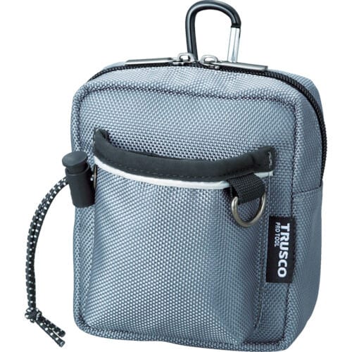 コンパクトツールケース ワイドポケット グレー