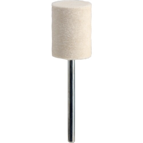 フェルトミニホイール 平型 Φ15 仕上げ用 白色