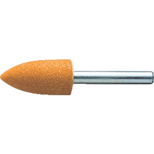 軸付砥石WA トンガリ型 Φ16X幅32X軸6