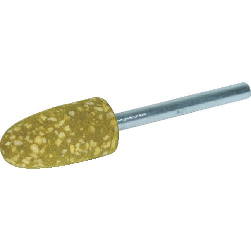 ゴム軸付砥石 砲弾型 Φ6X幅16X軸3 220#