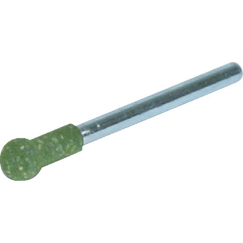 ゴム軸付砥石 球型 Φ4X軸3 120# 10本入