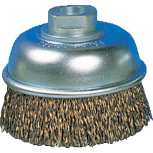 電動工具用カップブラシ Φ85 真鍮メッキ