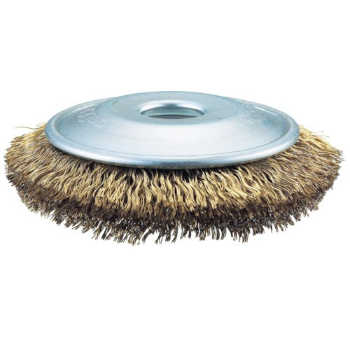 エアー工具用べベルブラシ Φ85 真鍮メッキ