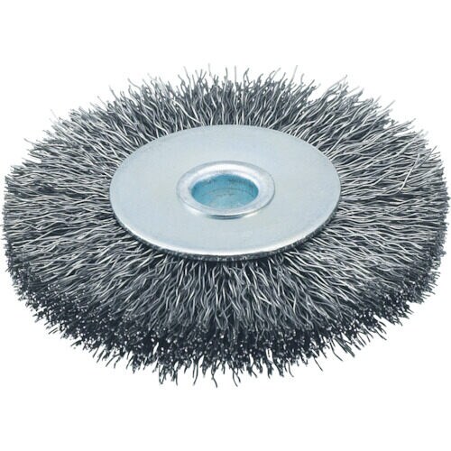 ホイルブラシ 75X10mm穴 鋼線 線径0.3