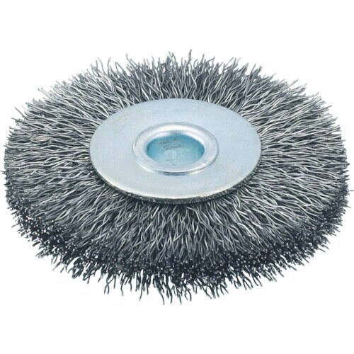 ホイルブラシ 65X10mm穴 鋼線 線径0.3