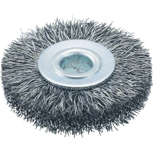 ホイルブラシ 50X10mm穴 鋼線 線径0.3