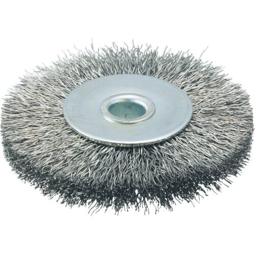 ホイルブラシ 75X10mm穴 ステンレス線