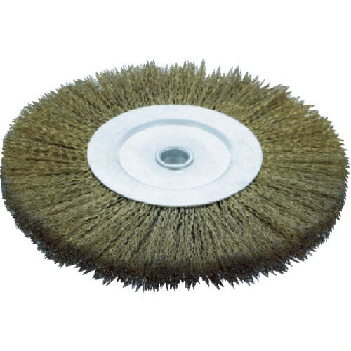 ホイルブラシ Φ150X13mm穴 真鍮メッキ鋼線