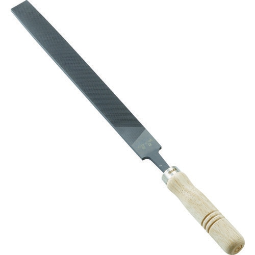 鉄工用ヤスリ 木柄付 平 細目 刃長250