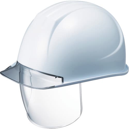 特大型ヘルメット シールド面付 溝付 透明ひさし付