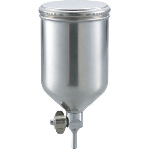 SUS塗料カップ 重力式用 容量0.4L 脚付