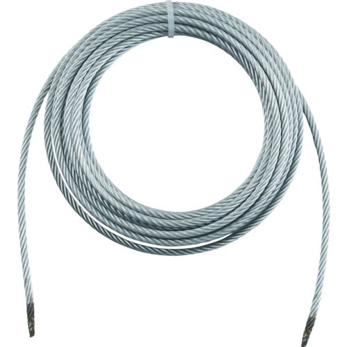 手動ウインチ用ワイヤーΦ5X10m用(切りっ放し)
