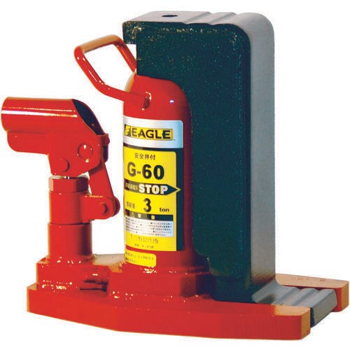 レバー回転・安全弁付爪付ジャッキ3t 爪長50mm