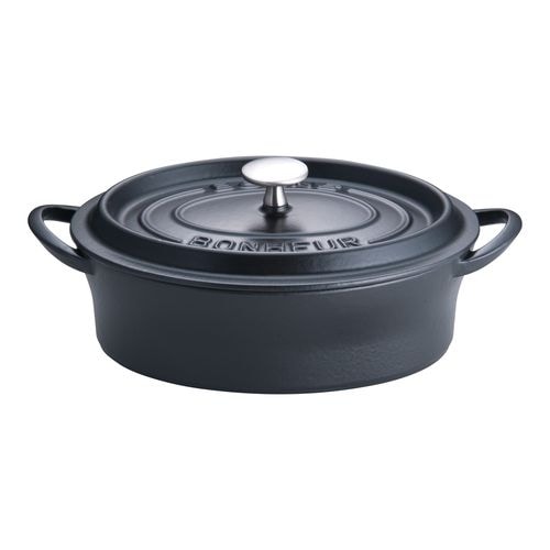 ボンボネール ココットオーバル 26cm ブラック