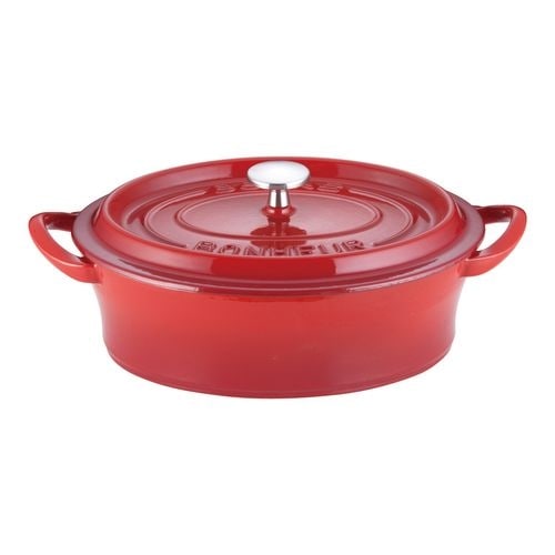 ボン・ボネール ココットオーバル 26cm レッド