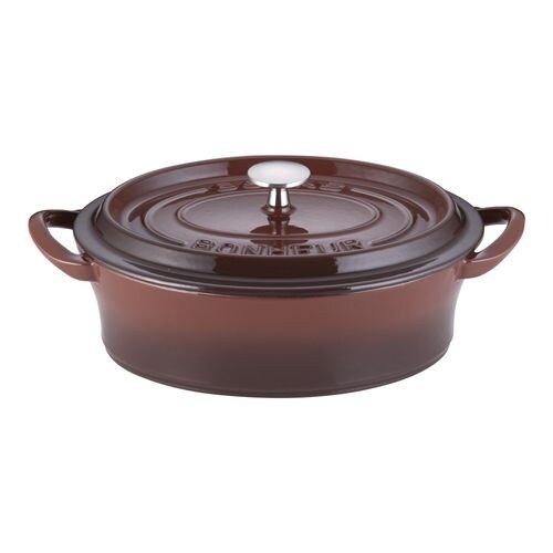 ボンボネール ココットオーバル 26cm ブラウン