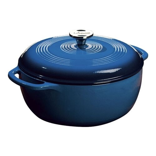 エナメルダッチオーブン 6クォート ブルー