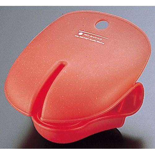 シリコンハーフミトン 0002−599 レッド