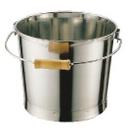 18−8プレスバケツ (目盛付) 20l