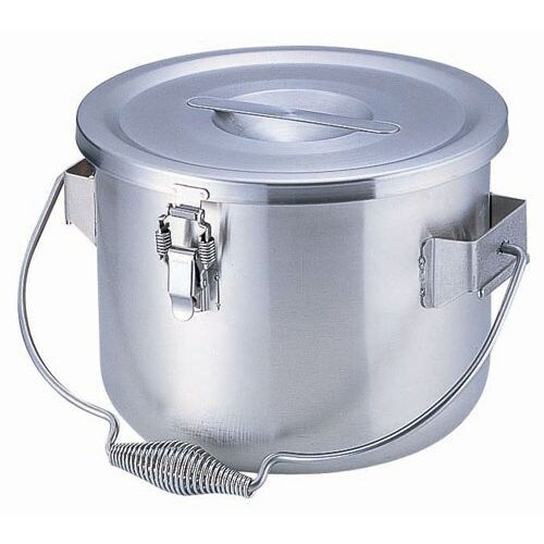 ムラノ 18−8真空食缶 (フック付) 6L