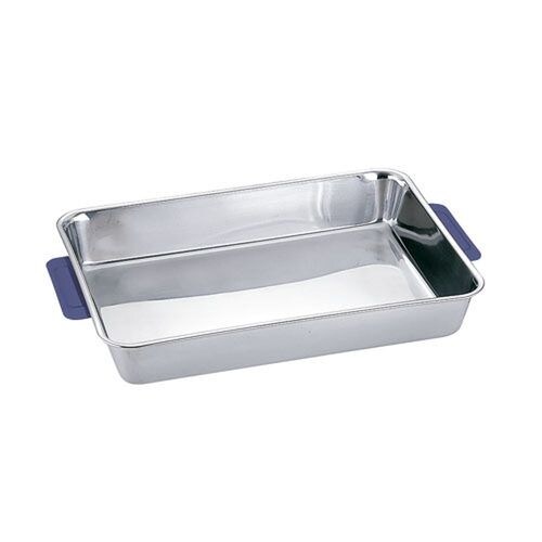 18−8 カラーハンドル角バット 21枚取 ブルー