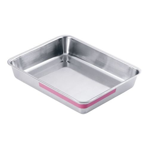 TKG カラーライン角バット 12枚取 ピンク