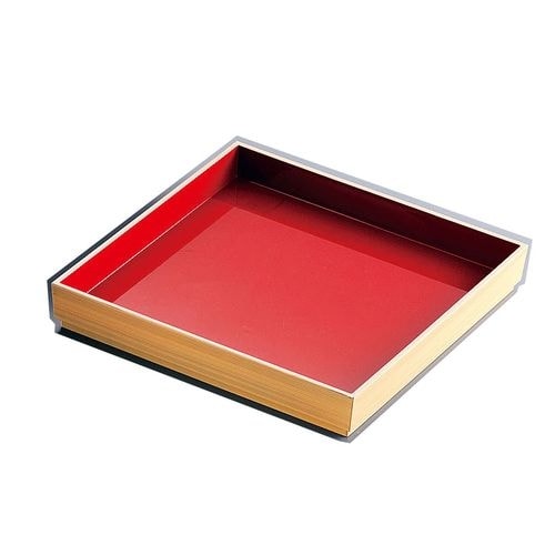 スクエアトレー P630 白木内朱