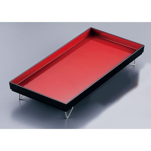 スクエアトレー P30 黒内朱