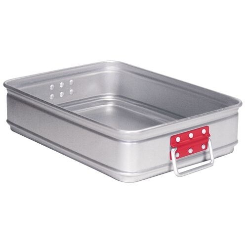 アルミ カラーハンドル番重 大 110 赤