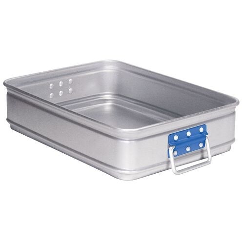 アルミ カラーハンドル番重 大 110 青