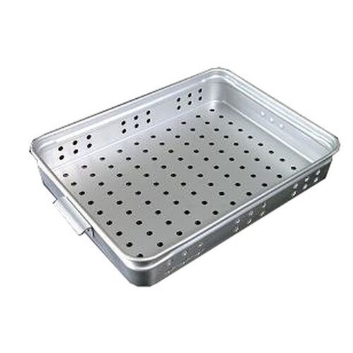 アルミ穴明手付番重(板取手) 大 60