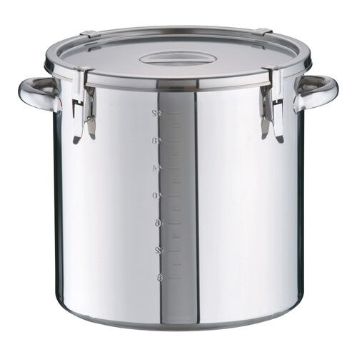 モリブデン 目盛付パッキン寸胴鍋 36cm(手付)