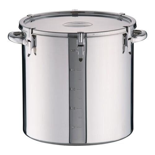 モリブデン 目盛付パッキン寸胴鍋 42cm(手付)