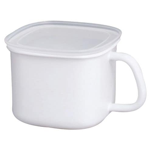 ホーロー 角型みそポット N−KP (ハンドル付)