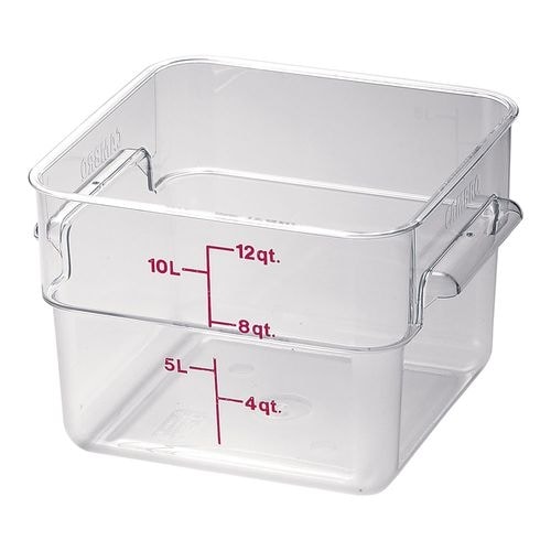 角型フードコンテナークリアー 12SFSCW