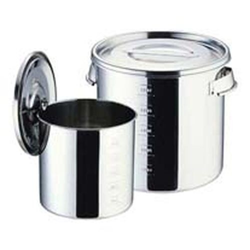 UK18−8目盛付 キッチンポット 15cm