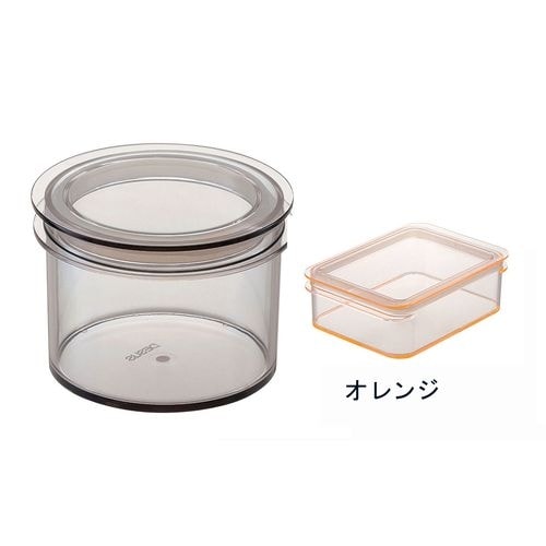 テンガ 保存容器 ラウンド PR−2 オレンジ