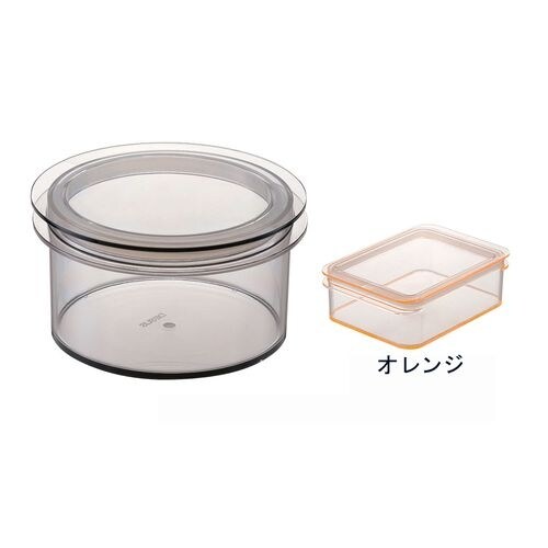テンガ 保存容器 ラウンド PR−3 オレンジ