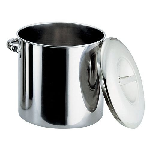 18−8内蓋式キッチンポット (手付)24cm