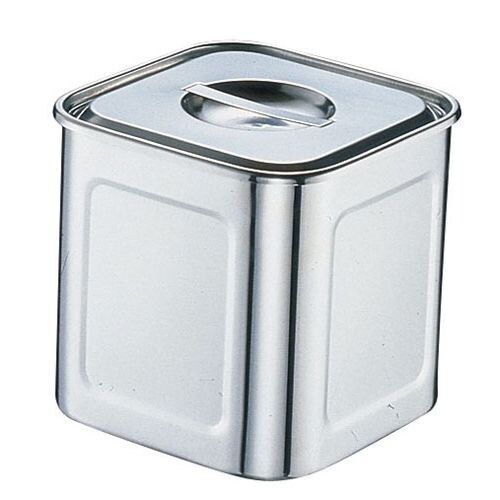 18−8深型角キッチンポット 13.5cm