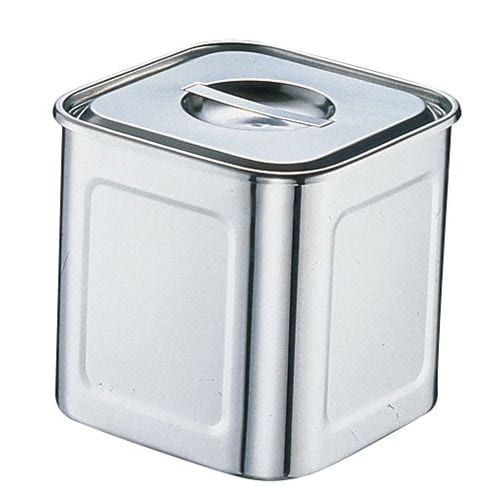 18−8深型角キッチンポット 16.5cm