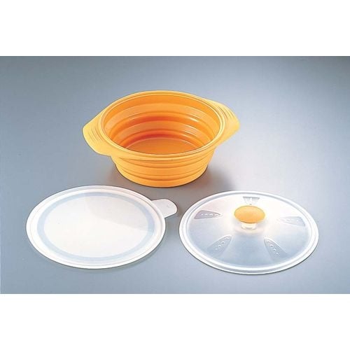 シリコン おりたたみキャセロール オレンジ