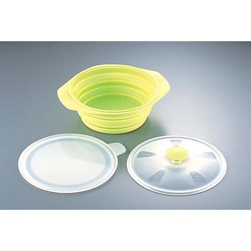 シリコン おりたたみキャセロール グリーン