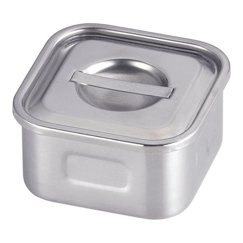 18−8浅型角キッチンポット 16.5cm