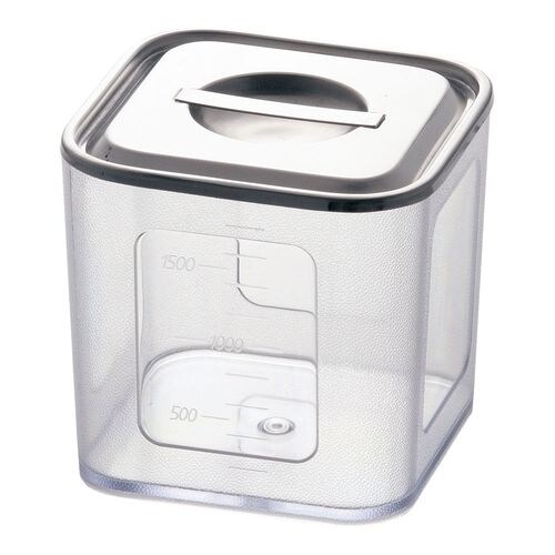 ポリカーボネイト 深型角キッチンポット 13.5